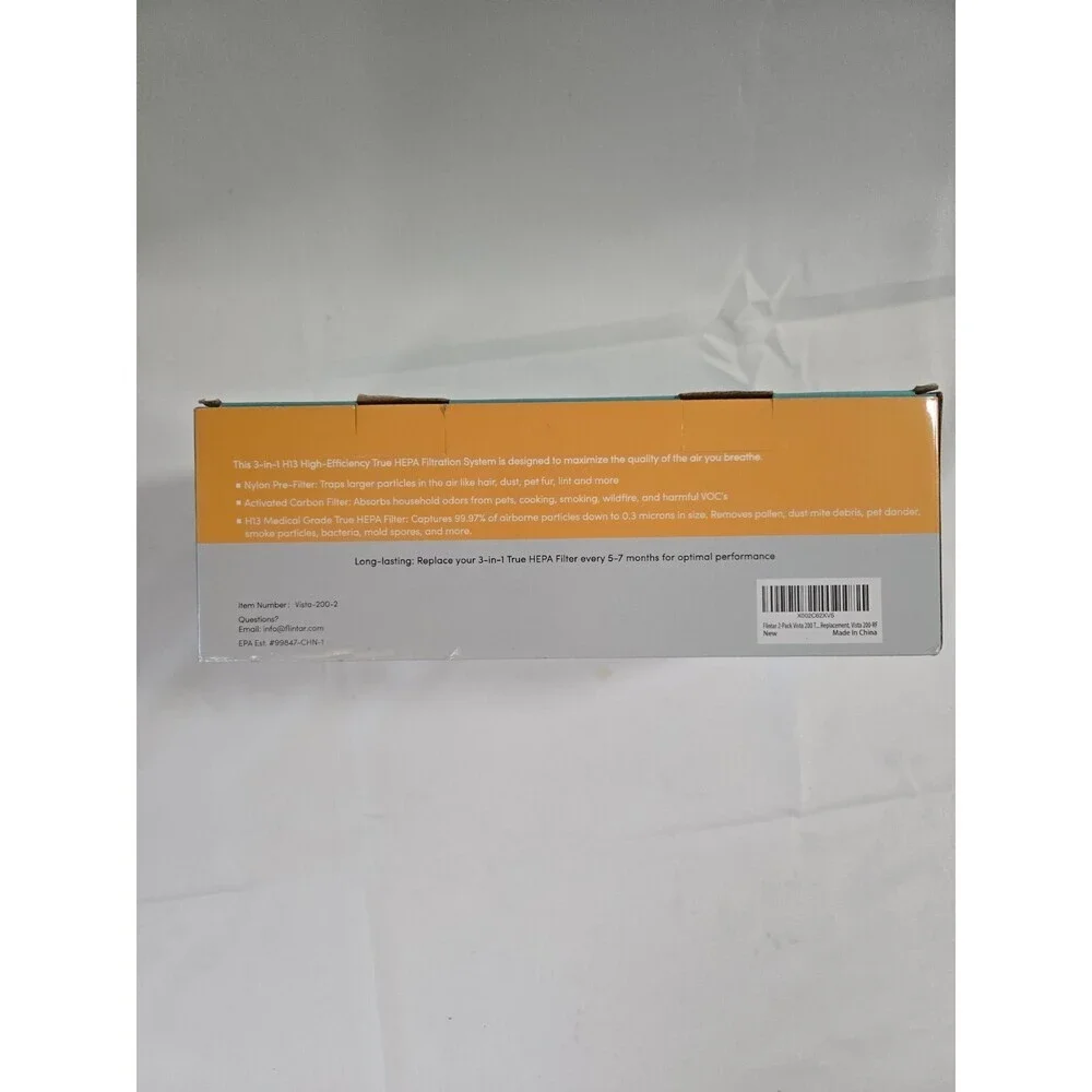 Flintar M05 Replacement Filter Compatible with Vista 200-RF Air Purifier NIB